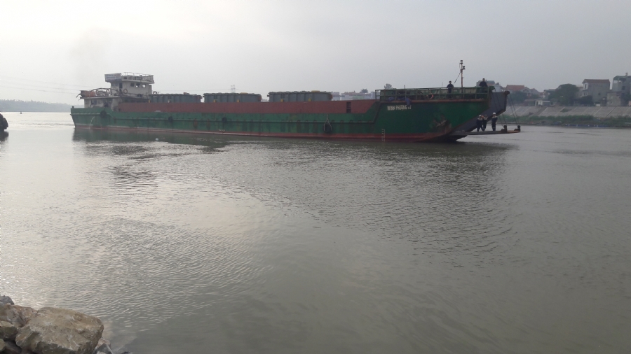 Kết hợp vận chuyển thủy bộ và lắp đặt 3 MBA từ Hải Phòng - Đông Anh, Hà Nội.