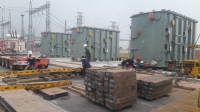 Combination transport and installation of 3 main transformers form Hai Phong to Dong Anh, Ha Noi.