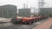 Combination transport and installation of 3 main transformers form Hai Phong to Dong Anh, Ha Noi.
