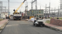 Combination transport and installation of 3 main transformers form Hai Phong to Dong Anh, Ha Noi.