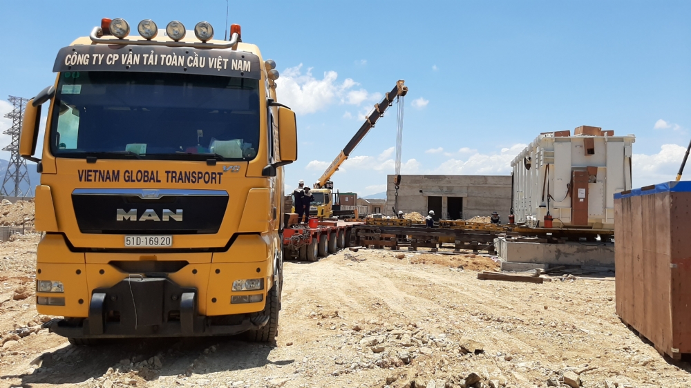 Transportation, erection and hand-over the main transformer set for Van Phong 220kV sub-station, Ninh Hoa province.