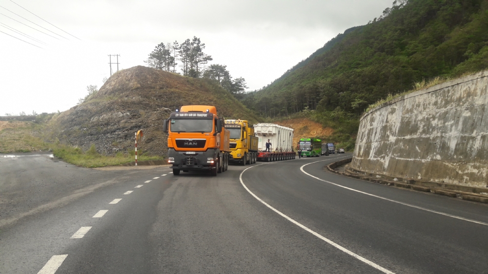 Transport and deliver heavy main transformer from Quy Nhơn to Pleiku.