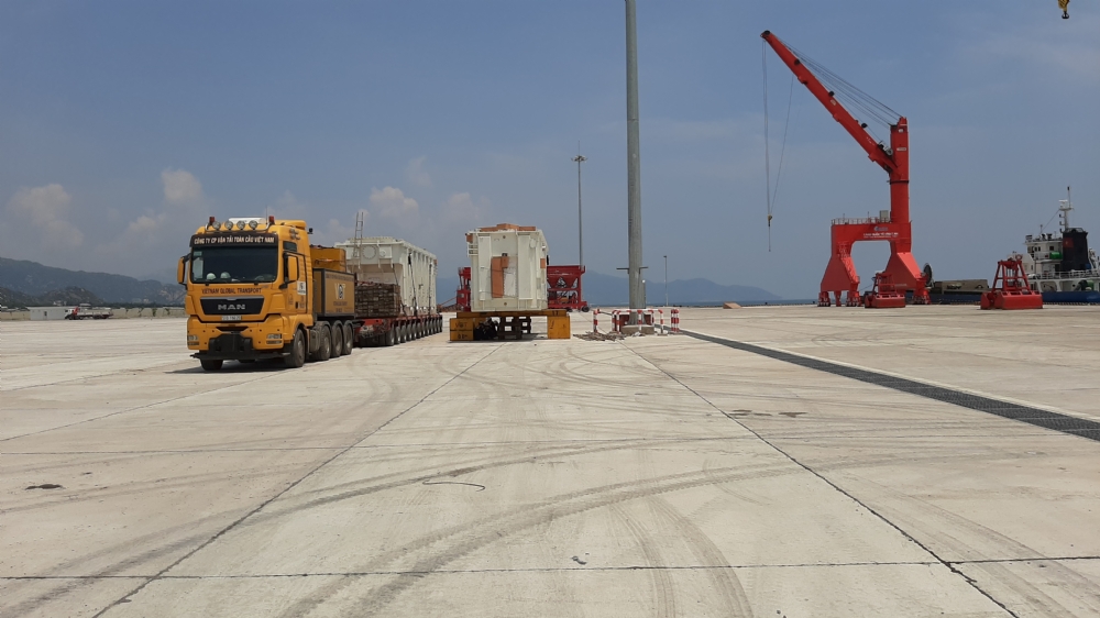 Transport and installation main transformer from Vinh Tan, Binh Thuan to Thap Cham.
