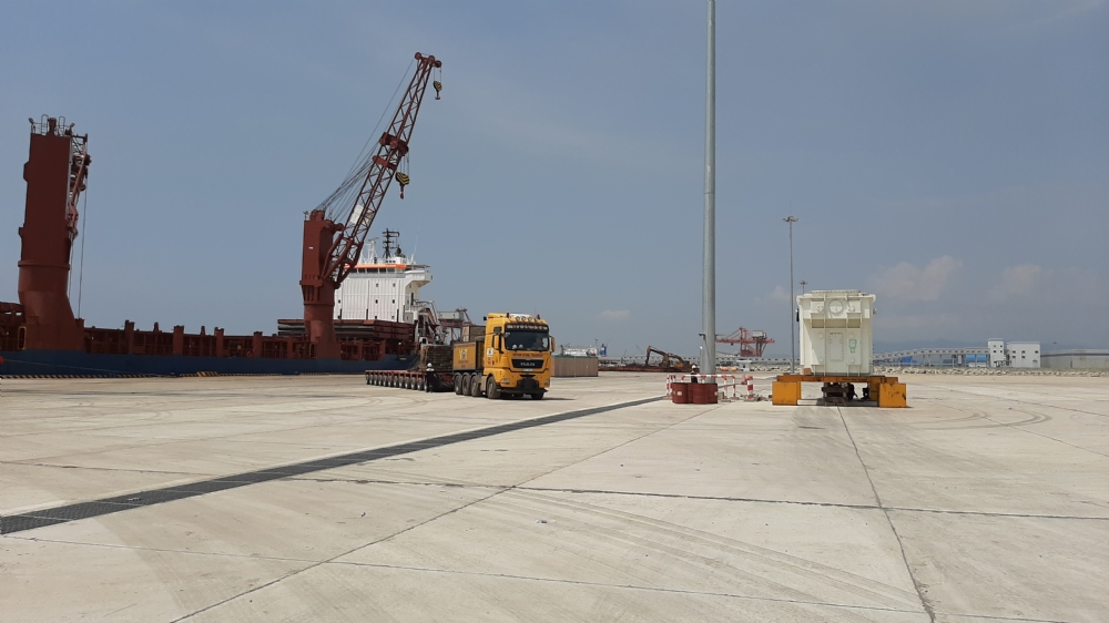 Transport and installation main transformer from Vinh Tan, Binh Thuan to Thap Cham.