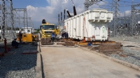 Transport and installation main transformer from Vinh Tan, Binh Thuan to Thap Cham.