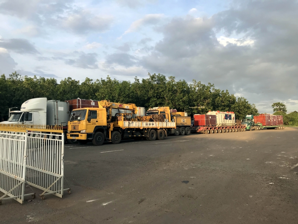 Cross border transport for de;ivery of 220kV transformer for Svay Sor-Chheu Tom Substation via Sa Mat border gate (between Vietnam and Cambodia).