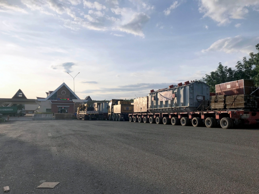 Cross border transport for de;ivery of 220kV transformer for Svay Sor-Chheu Tom Substation via Sa Mat border gate (between Vietnam and Cambodia).