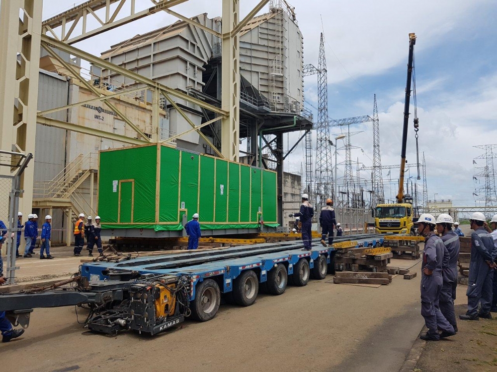 Hoàn tất lắp đặt Rotor máy phát cho Nhà máy Điện Phú Mỹ 2.2, Bà rịa Vũng Tàu.