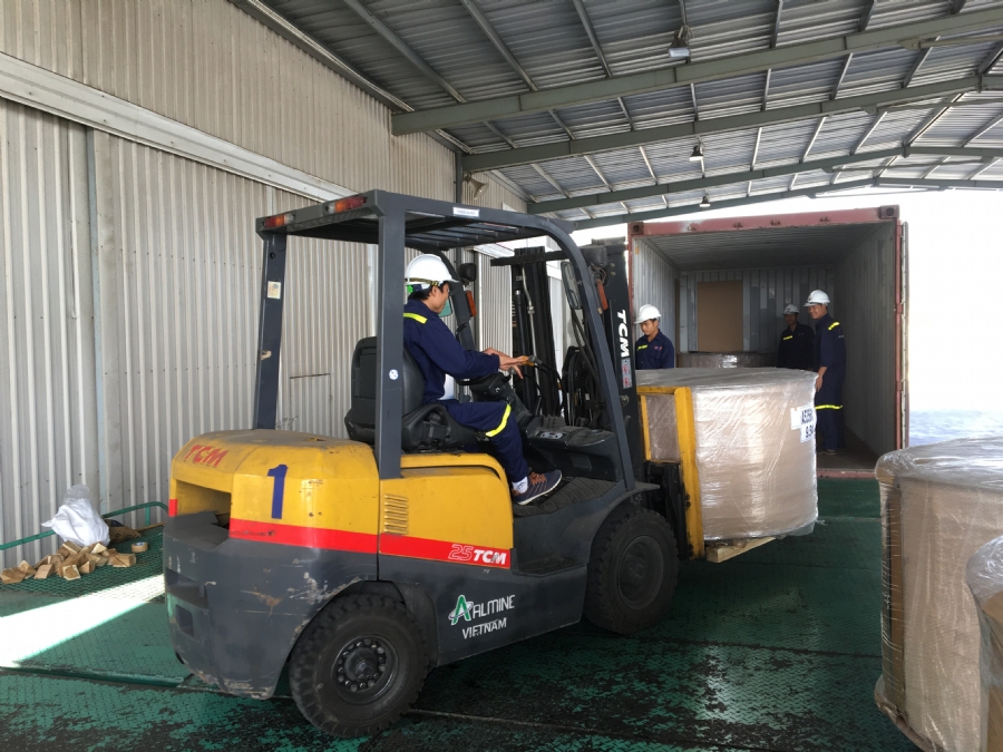 Project work to provide supply chain services to Almine Vietnam. 