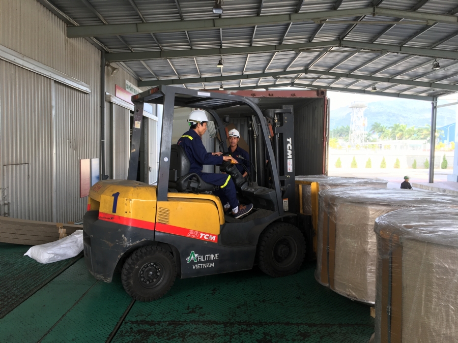 Project work to provide supply chain services to Almine Vietnam. 