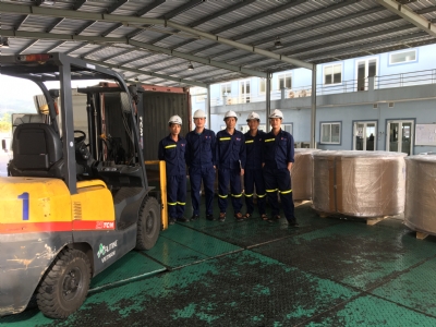 Project work to provide supply chain services to Almine Vietnam. 