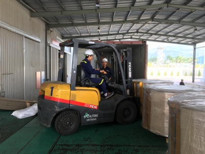 Project work to provide supply chain services to Almine Vietnam. 