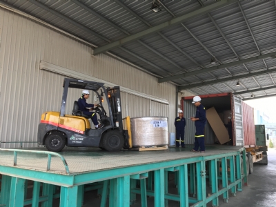 Project work to provide supply chain services to Almine Vietnam. 