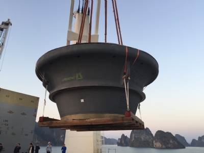 Receipt, handling and transport the equipment for the Bim Son Cement Plant - Transformation of Technology Grinding and Packaging System.