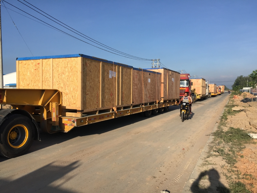 Receipt and transport package for Shinheung (Dong Nai).